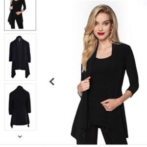 Frank Lyman Waterfall black drape Caridagan 16 US/Can